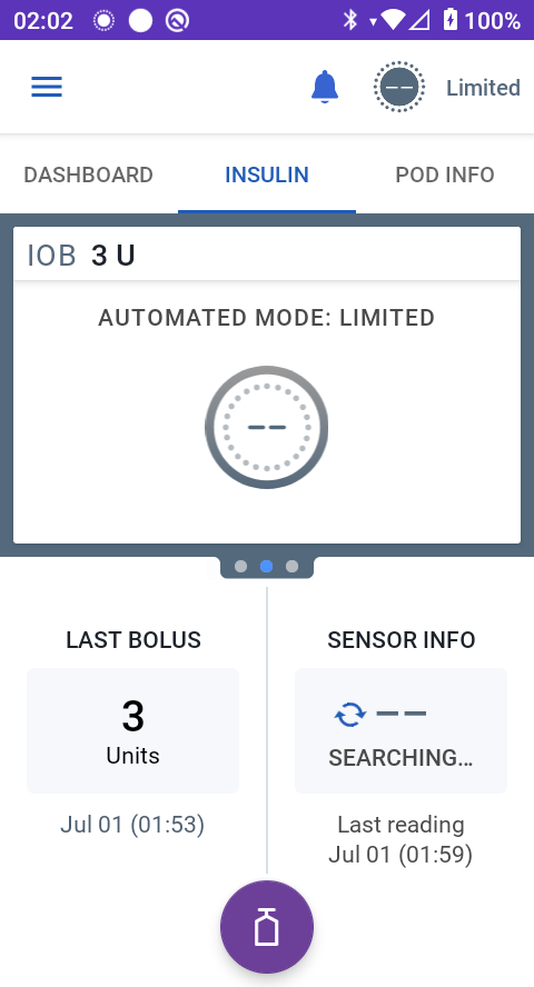 Automated mode limited
