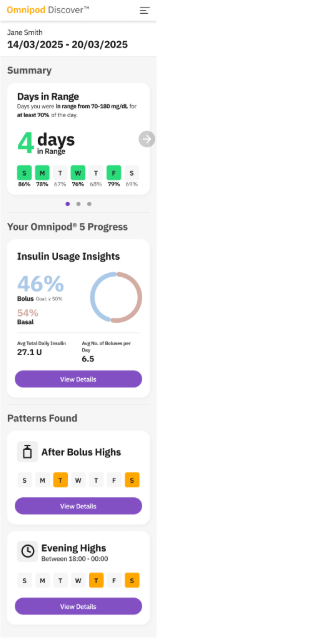 Discovery frame page