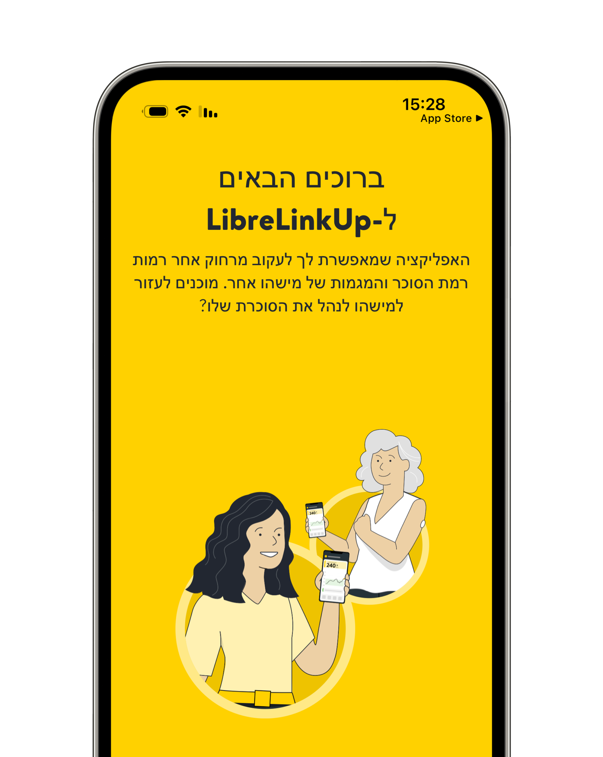 ברוכים הבאם LIBRELINKUP MOCKUP 1